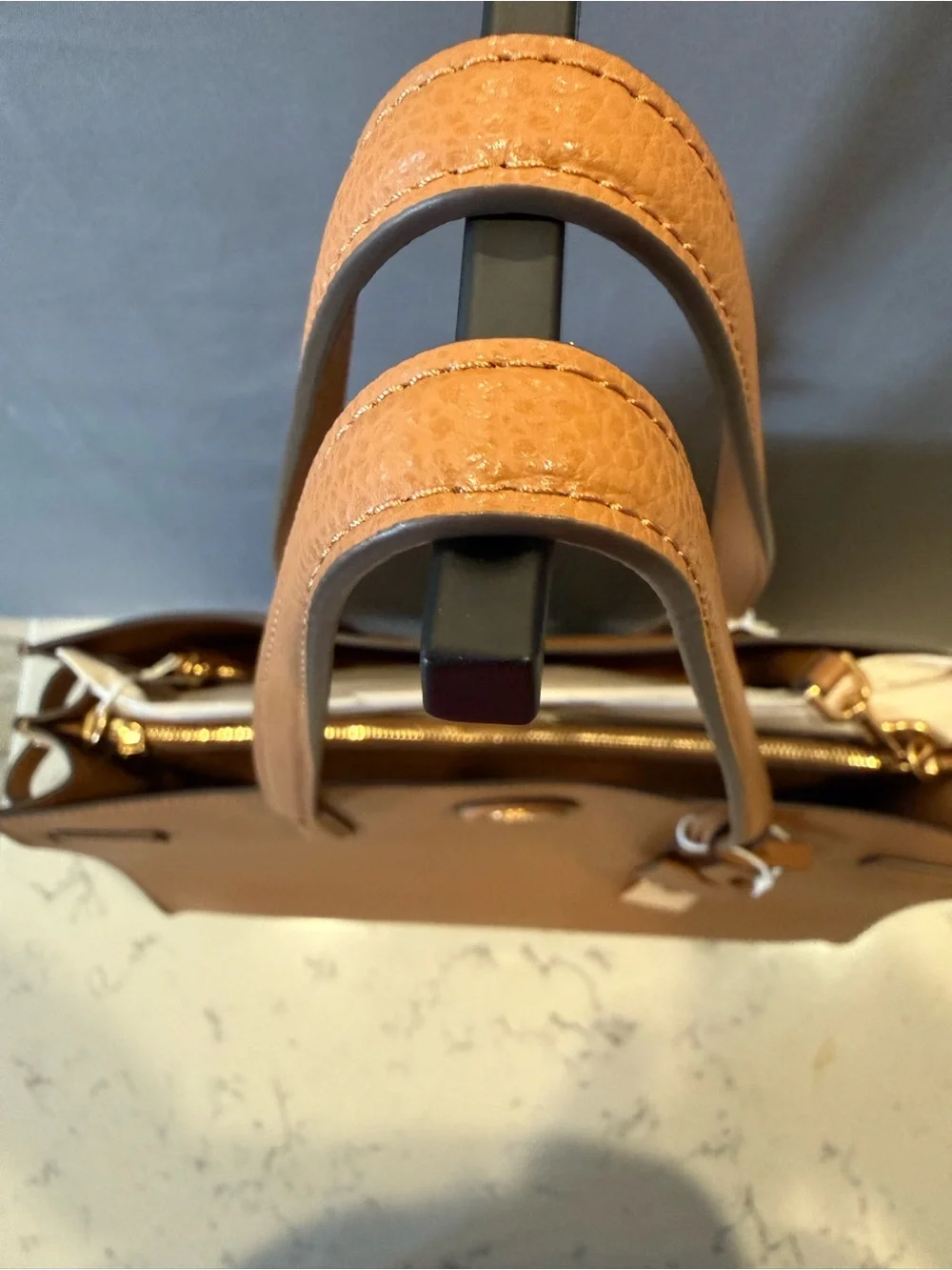 Tory Burch pebbled leather